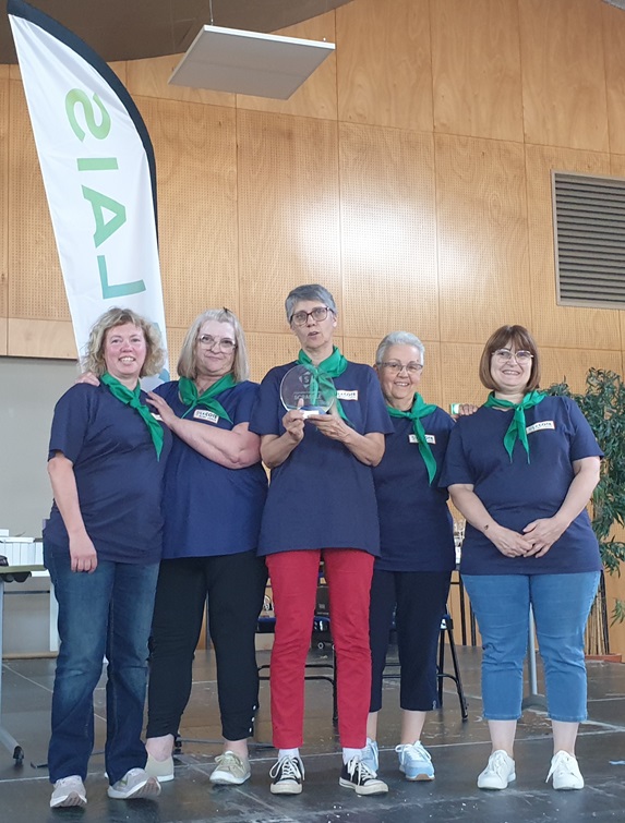 Le podium de la Division 6